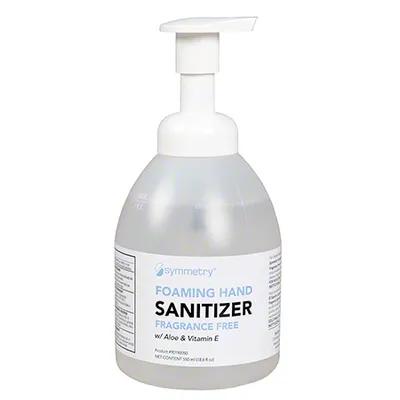 Symmetry® Hand Sanitizer Foam 550 mL Fragrance Free Foaming 12 Count/Case