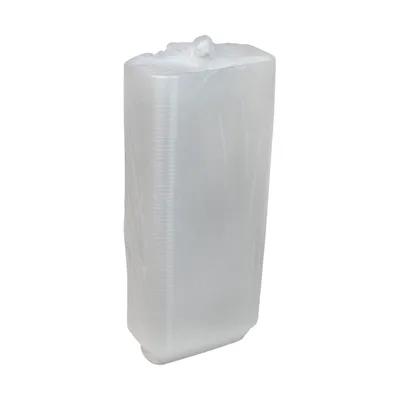 ClearView® Lid Dome Medium (MED) 7X4.13X2 IN OPS Clear Rectangle Deep For 26 OZ Container 600/Case