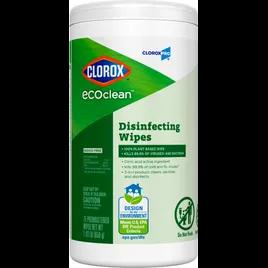 Clorox® EcoClean™ Disinfectant Wipe 75 Count/Pack 6 Packs/Case