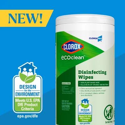 Clorox® EcoClean™ Disinfectant Wipe 75 Count/Pack 6 Packs/Case