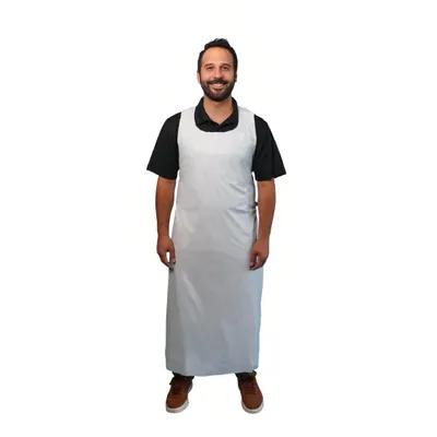 Apron 35X45 IN White 6MIL 12/Pack