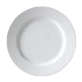 Crystal Bay Collection Plate 9.25 IN White Wide Rim 24/Case