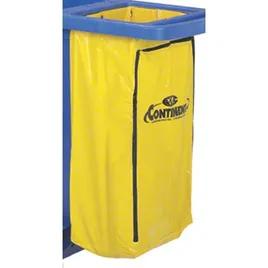 Janitorial Cleaning Cart Bag Fits 184 Cart Yellow Vinyl Zipper 6/Case