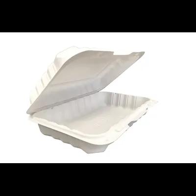 Pebble Box Take-Out Tray Hinged 9X7X2 IN PP Ivory 150/Case