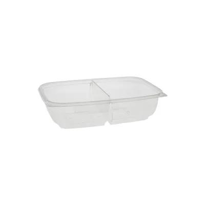 Bowl 70 OZ 2 Compartment PET Clear 100/Case