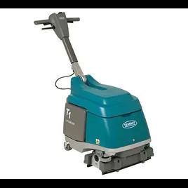 Tennant T1 Commercial Use Floor Scrubber 15IN Teal With 15IN Head Walk Behind AGM Battery 1/Each