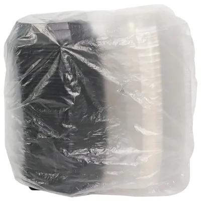 Take-Out Container Hinged 6X3 IN OPS Black Clear Hexagon 120/Case