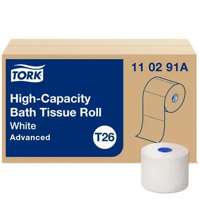 Tork Toilet Paper & Tissue Roll T26 3.75X3.77 IN 625 FT 1PLY White High Capacity Embossed 2000 Sheets/Roll 36 Rolls/Case