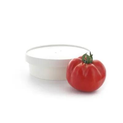 Food Container Base 16 OZ Paper White Round Grease Resistant 45 Count/Pack 8 Packs/Case 360 Count/Case