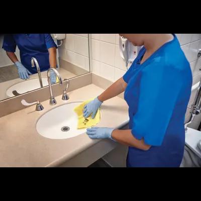 Hygen Cleaning Cloth 16X16 IN Microfiber Yellow 12/Case