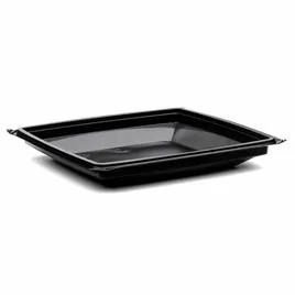 The BOTTLEBOX ® Take-Out Container Base 10.25X10.25X1.42 IN PP Black Shallow 300/Case