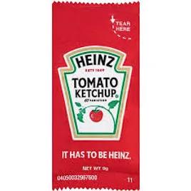 Ketchup 9 G Single Packets 500/Case