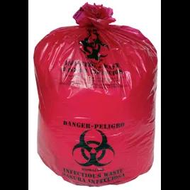 Biohazard Bag 24X24 IN Red 1.4MIL 250/Case