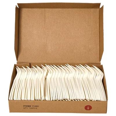 Fork PSM Beige Heavy Duty 100 Count/Pack 10 Packs/Case 1000 Count/Case