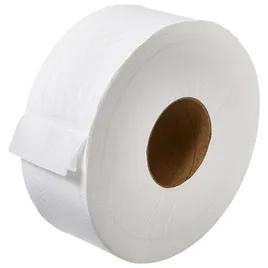 Toilet Paper & Tissue Roll White Jumbo (JRT) 9IN Roll 12 Rolls/Case