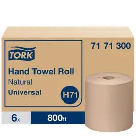 Tork Roll Paper Towel H71 7.438IN X800FT Kraft Standard Roll I-Notch Embossed Refill 1.925IN Core Diameter 6 Rolls/Case