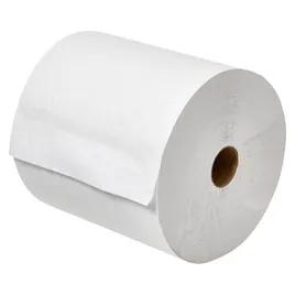 Roll Paper Towel 8IN 800 FT White Standard Roll 1.5IN Core Diameter 12 Rolls/Case