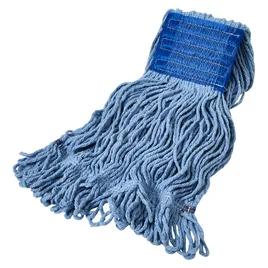 Mop Head Blue Cotton Rayon Polyester Nylon Loop End Lint Free #24 1/Each