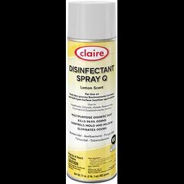 Claire Lemon Disinfectant 17 FLOZ Spray 12/Case