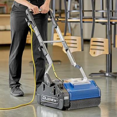 Duplex Floor Scrubber 14IN Blue Gray With 35FT Cord Walk Behind 2 Brushes 1/Each