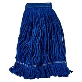 Mop Head 32 OZ Blue Cotton Rayon Polyester Nylon Loop End Lint Free 1/Each