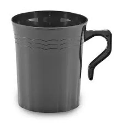 Cup Mug 8 OZ Black Resposable 192/Case