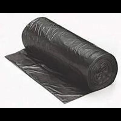 Can Liner 24X14X48 IN Black Plastic 3MIL Roll 75/Case