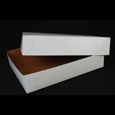 Bakery Box Top 19.5X14.4 IN White Lock Corner 100/Bundle