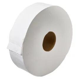 Toilet Paper & Tissue Roll 2000 FT 2PLY White Jumbo (JRT) 12IN Roll 6 Rolls/Case