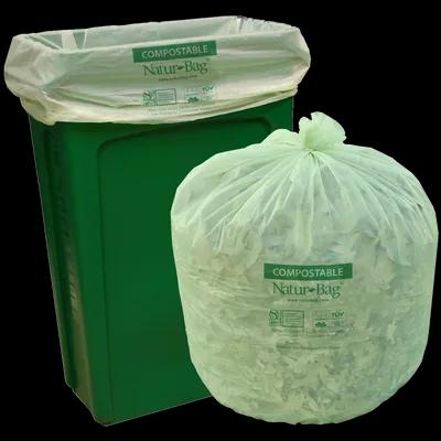 Natur-Bag Compostable Liner 40X33 IN 33 GAL Green 0.8MIL Star Seal 200/Case