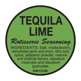 Old World Tequilla Lime Rotisserie Seasoning Label 1000/Roll