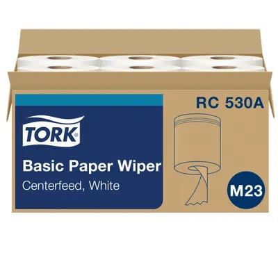 Tork Roll Paper Towel M23 11.75X7.6 IN 518.958 FT 2PLY White Centerfeed Embossed Refill 530 Sheets/Roll 6 Rolls/Case