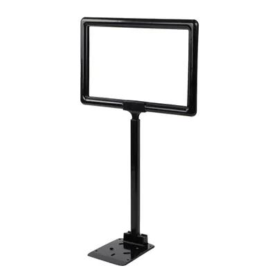 Sign Frame 20 IN Black Telescopic With Shovel Base 1/Each