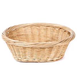 Basket 14X12.5X5 IN White Natural Oval 48/Each