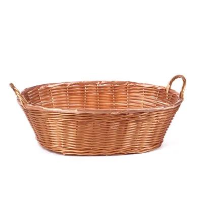 Basket 16.5X10.5X6.5 IN Tan Oval Mini Side Handles 60/Each