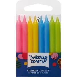 Candle 2.5 IN Assorted Smooth 12/Pack