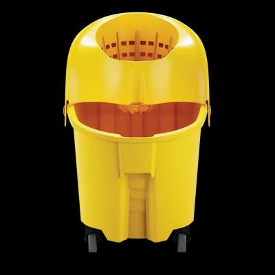 WaveBrake® Mop Bucket & Wringer 35 QT Plastic Yellow Institutional 1/Case