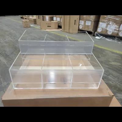 Merchandising Bin Plastic Clear 1/Each