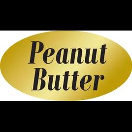 Peanut Butter Label Gold Foil 500/Roll