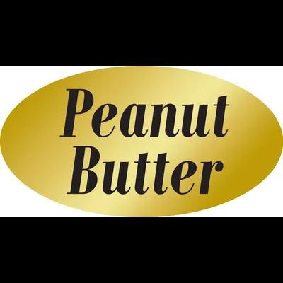 Peanut Butter Label Gold Foil 500/Roll