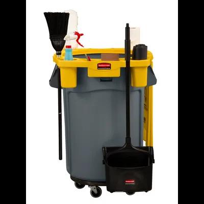 Brute® Rim Caddy 32.82X7.32X27.46 IN Yellow Resin 44 Gallon Standard 4 Compartment 1/Each