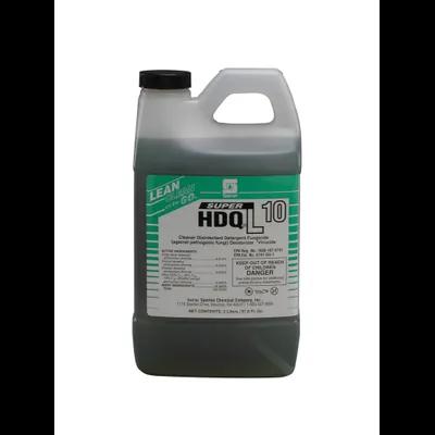 Super HDQL® 10 Fresh Scent One-Step Disinfectant 2 L Multi Surface Neutral Concentrate 4/Case