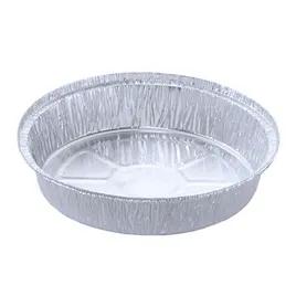 Take-Out Container Base 7.125X7.125X1.75 IN Aluminum Silver Round 500/Case