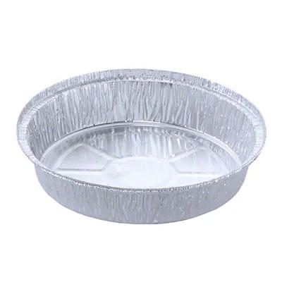 Take-Out Container Base 7.125X7.125X1.75 IN Aluminum Silver Round 500/Case