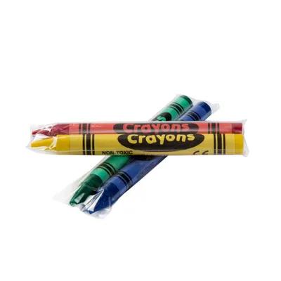 Crayon Yellow Red Green Blue Cello Wrapped 1000 Count/Pack 2 Packs/Case 2000 Count/Case