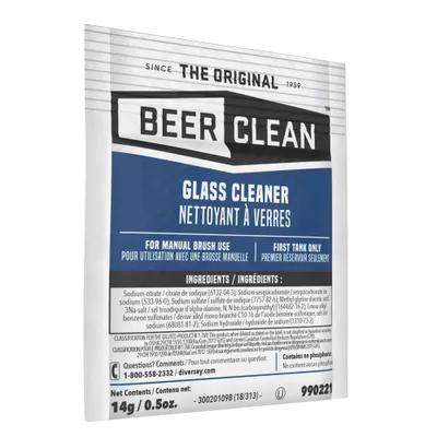 Beer Clean® Odorless Glassware Detergent 0.5 OZ Powder Packet Kosher 100/Case