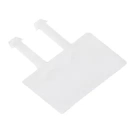 Label Holder 2.54X1.58 IN Natural HDPE Double Loop 1/Each