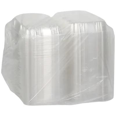 Take-Out Container Hinged 9.2X8.9X3.1 IN OPS Clear Square 200/Case