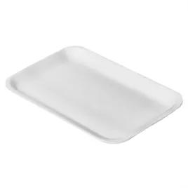 2S Meat Tray 5.75X8.25X0.63 IN Polystyrene Foam White Rectangle 500/Case