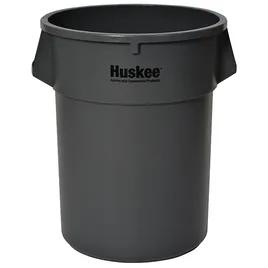 Huskee™ Trash Can 33X26.5 IN 55 GAL Gray Plastic 1/Each